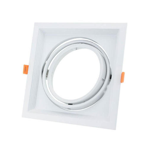 rama spot led orientabila ar111 alb 180 180 42mm