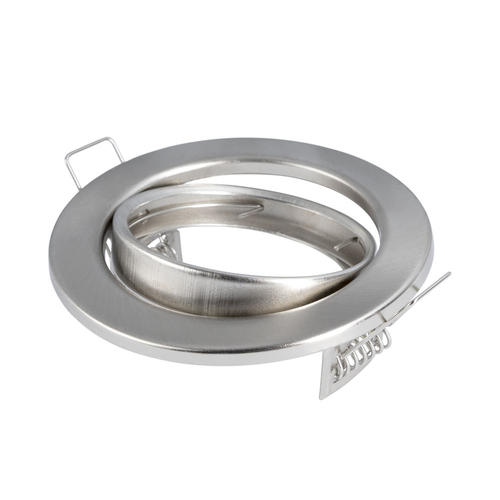 rama rotunda orientabila spot led inox f82 29mm f75mm g53