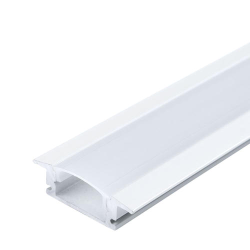 profil aluminiu banda led corp alb dispersor alb l 2m