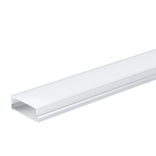 profil aluminiu banda led corp argintiu dispersor alb l 2m 30x10mm
