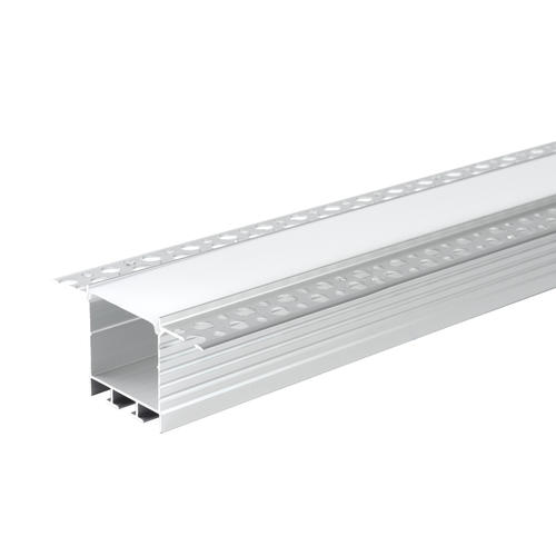 profil aluminiu banda led corp argintiu dispersor alb l 2m 715x35mm