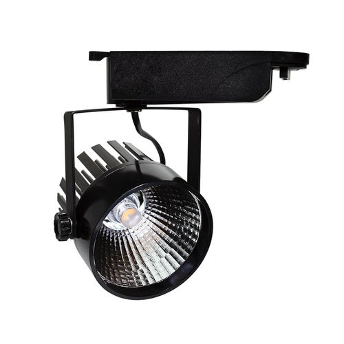 proiector led pe sina 12w cob negru 6000k