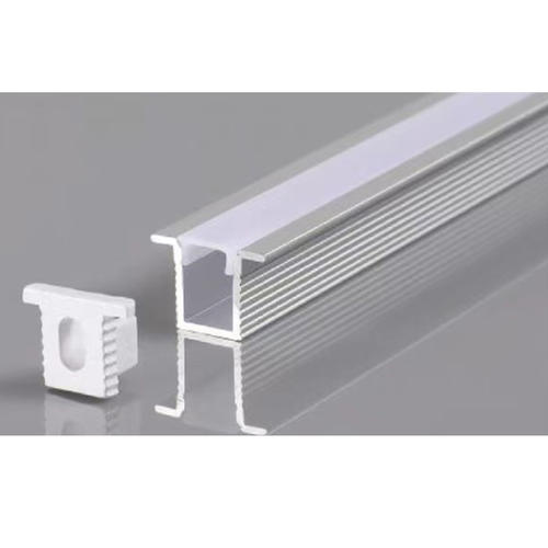 profil aluminiu banda led 5mm gri l 2m 78x9mm incastrat