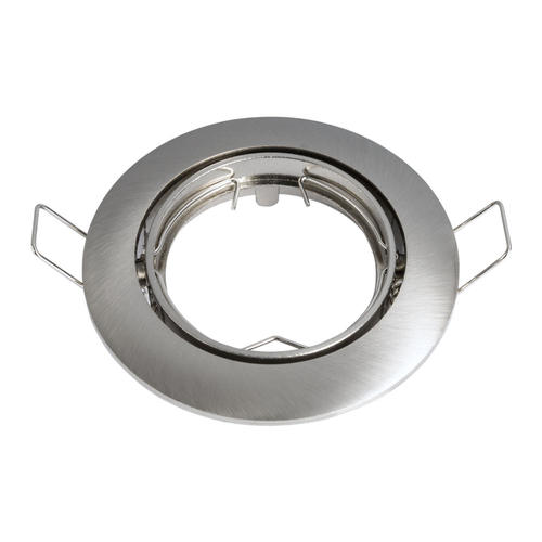 rama rotunda orientabila spot led inox f82 29mm f75mm g53