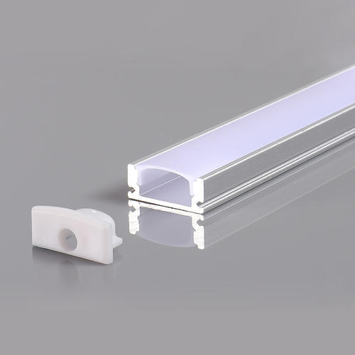 profil aluminiu banda led alb dispersor alb l 2m 174x7x124mm