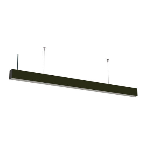corp de iluminat suspendat liniar led 40w negru 4000k interconectabil