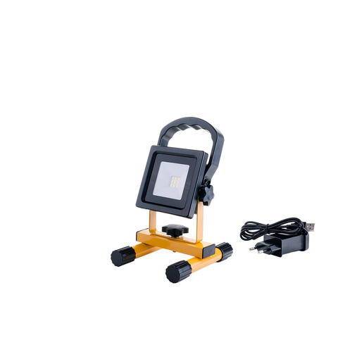 proiector led portabil 10w cu acumulator 600lm 6000k ip44