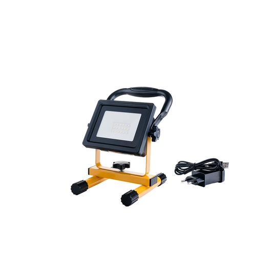 proiector led portabil 20w cu acumulator 1200lm 6000k ip44