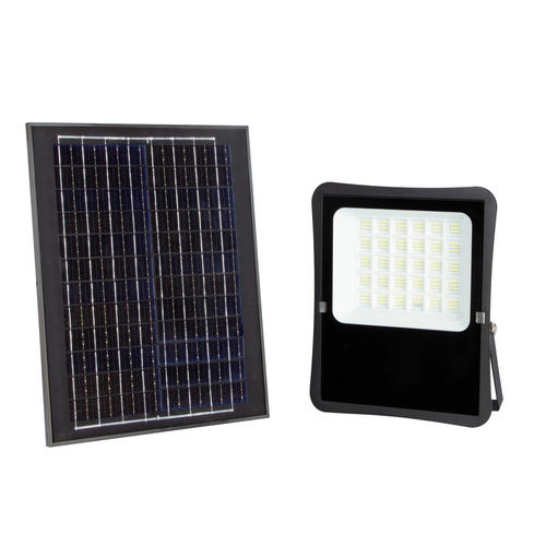 proiector led cu panou solar 2200lm 6000k 32v 22ah