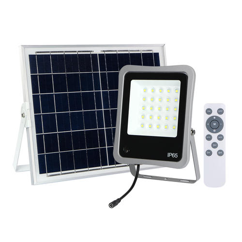 proiector led cu panou solar 6w 400lm 6000k 32v 5ah incarcare rapida