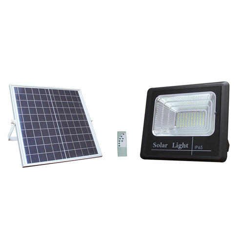 proiector led cu panou solar 20w 1800lm 6000k 64v 11ah