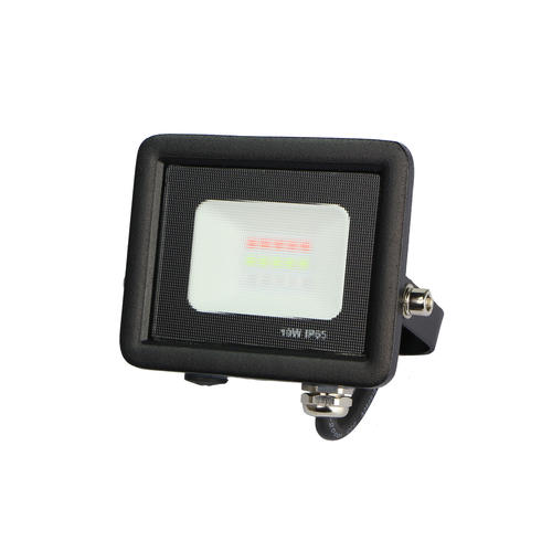 proiector led rgb cu telecomanda negru 10w 800lm 120 ip65