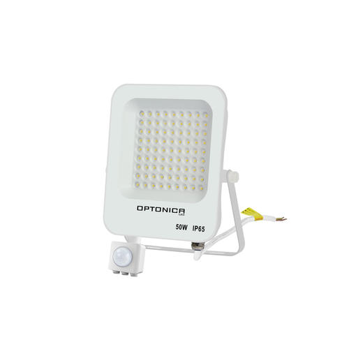 proiector led 50w cu senzor alb smd 4500lm 90 ip65 4500k
