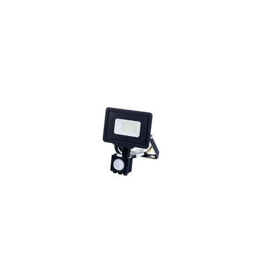 proiector led smd 10w cu senzor negru ip65 120 2700k 800lm