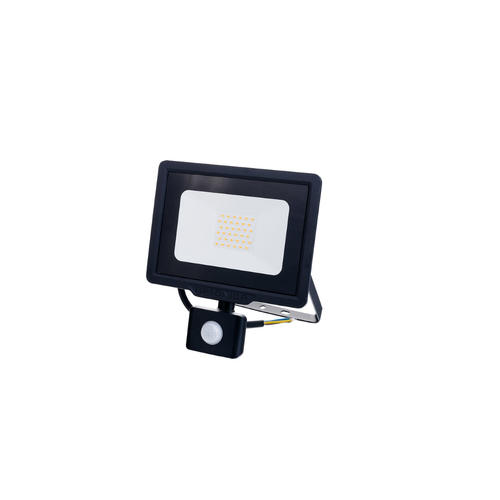 proiector led smd 50w cu senzor negru ip65 120 6000k 4000lm