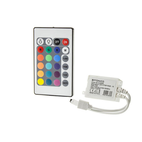 telecomanda pentru banda led rgb 16 butoane 72w 12v 6a