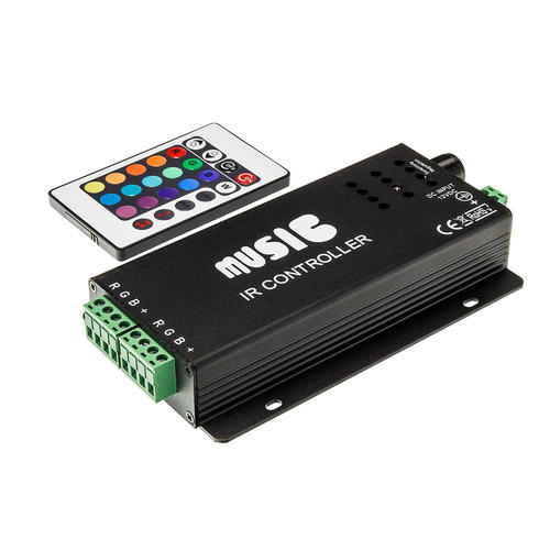 controller led muzical cu telecomanda 18a 12vdc