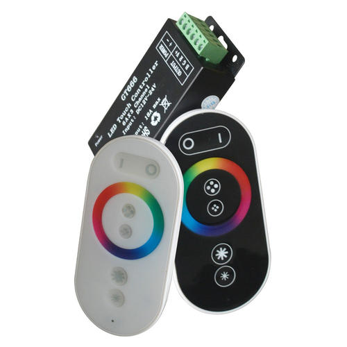 telecomanda pentru banda led rgb mini 216w 18a controller de atingere alb