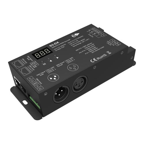 decodor dmx pentru banda led de inalta tensiune 3ch 15a 110 240vac cu rf s3 dx