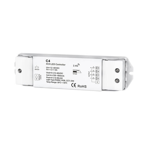 controler led rgb rgbw 4ch 4 300ma c4 curent constant