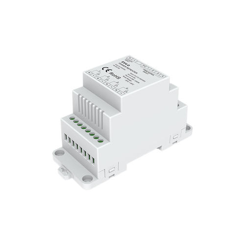 amplificator banda led ev4 d 12 24vdc 5a 4ch maxim 20a 240w 480w 12v 24v izolatie 3kv