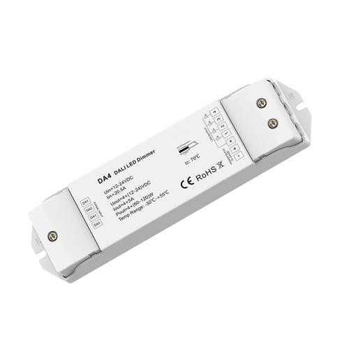 driver dali led 4ch da4 12 24vdc 5a 4ch 240w 480w 12v 24v