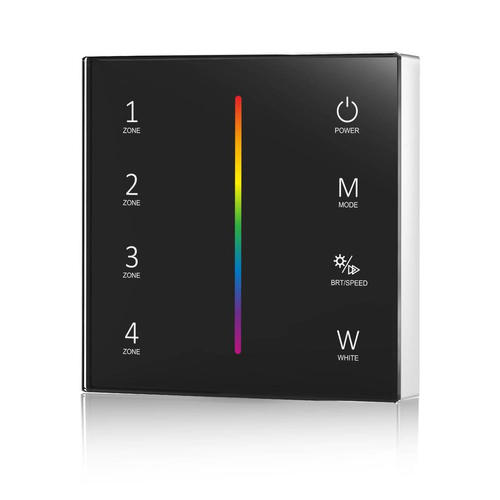 telecomanda 4 zone rgb rgbw alb
