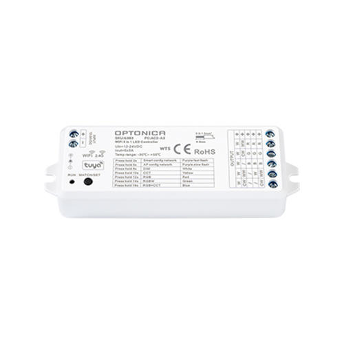 controller tuya rf 5 in 1 12 24v 3a5ch max15a 180w 360w 12 24v