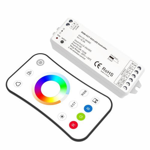 control temperatura culoare rgb telecomanda 12 24v 3a5ch max15a 180w 360w 12 24v