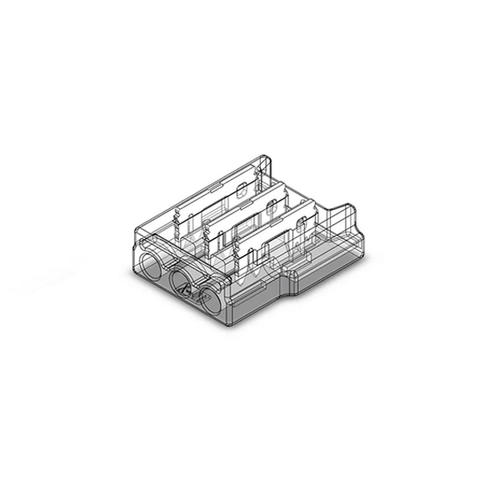 conector banda led 3 pini smd de 10mm