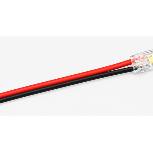 conector cu prindere si fir la un capat pentru 3mm cob sku 4962 4964