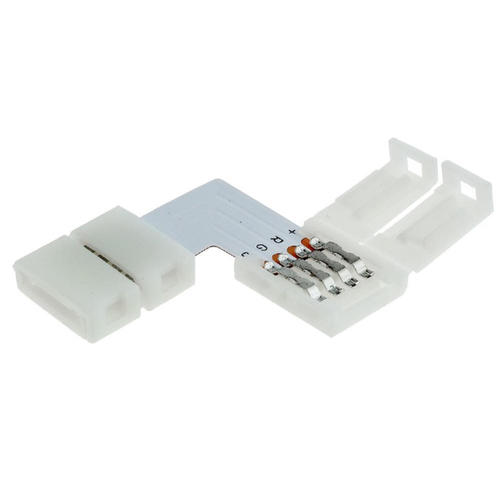 conector unghiular banda led rgb 10mm