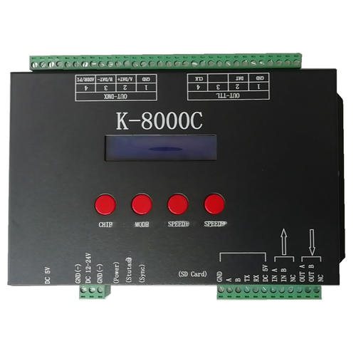 controler dmx spi dc5v cu 8 porturi de iesire