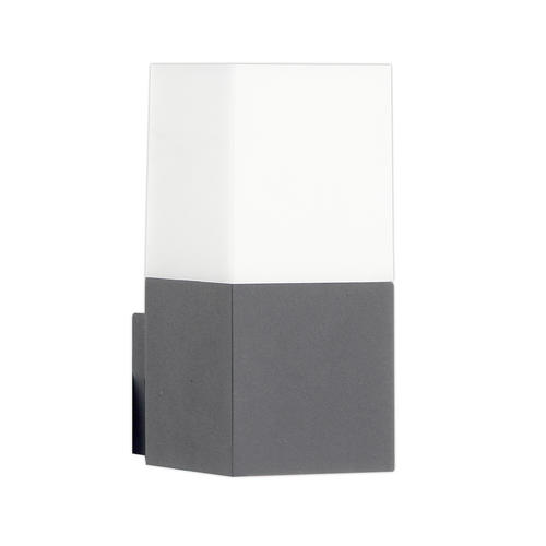 aplica led aluminiu dark gri 1 e27 ip54