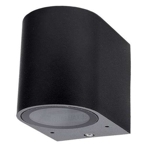 aplica led de fatada aluminiu negru ip54 gu10