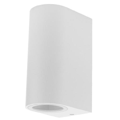 aplica led de fatada aluminiu alb ip54 2 gu10