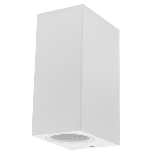aplica led de fatada aluminiu alb ip54 2 gu10