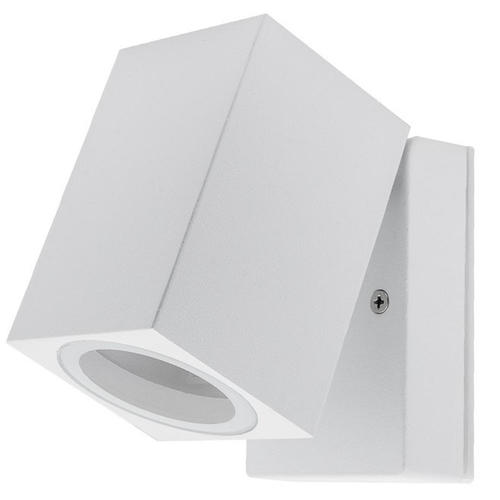 aplica led de fatada aluminiu alb ip44 gu10