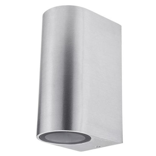 aplica led de fatada aluminiu polished body ip54 2 gu10
