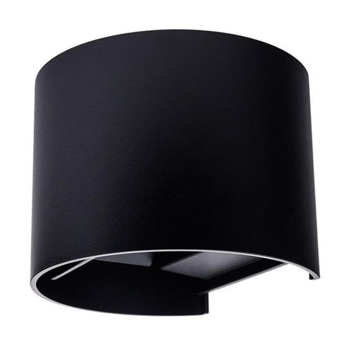aplica led de fatada epistar 6w ip54 660lm negru 4000k