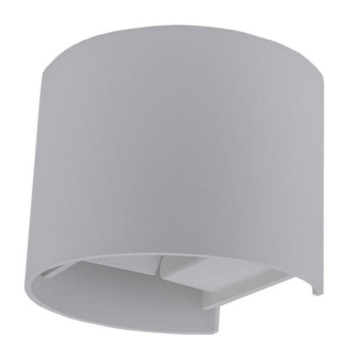 aplica led de fatada epistar 6w ip54 660lm gri 4000k