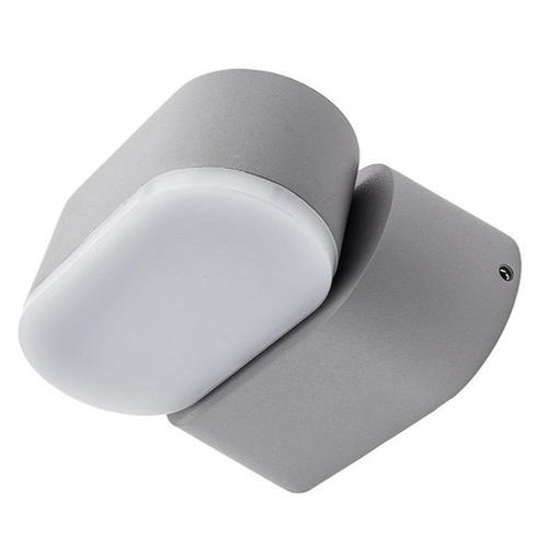 aplica led de fatada epistar 6w ip54 660lm gri 4000k