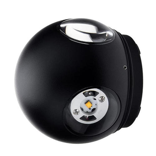 aplica led de fatada cree 4w ip54 440lm negru 4000k