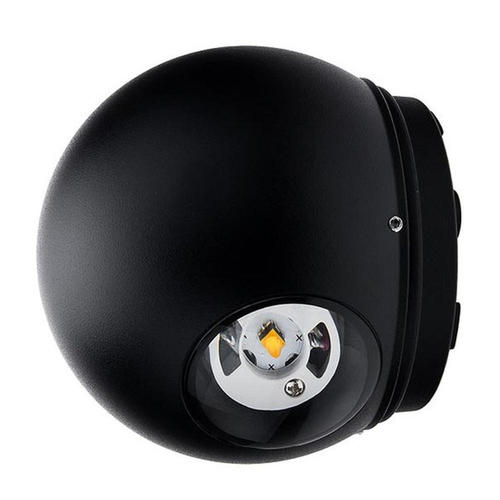 aplica led de fatada cree 6w ip54 660lm negru 4000k