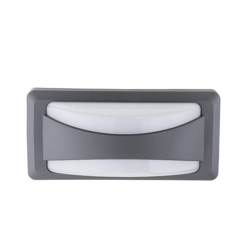 aplica led de fatada gri 12w 3000k 780lm ip65