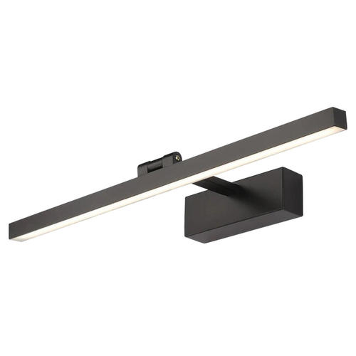 aplica led oglinda perete 14w 910lm 3000k carcasa neagra