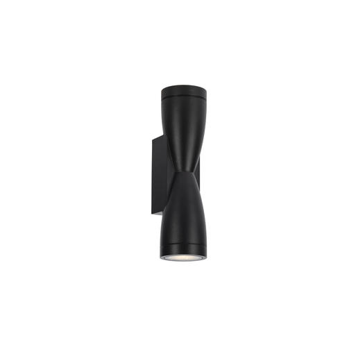 aplica de perete aluminiu corp negru ip54 2 gu10 soclu ac