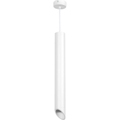 pendul tubular aluminiu gu10 alb alb 6x50cm