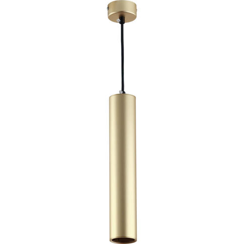 pendul tubular aluminiu gu10 auriu 55x30cm