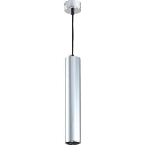 pendul tubular aluminiu gu10 crom 55x30cm